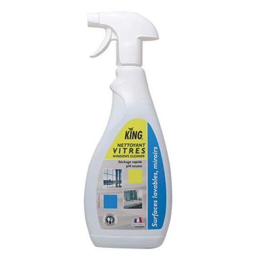  Spray lichid pentru curatarea geamurilor. 750ml - King 