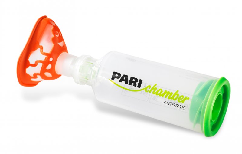  Dispozitiv pentru inhalat MDI - PARI Chamber - tip Babyhaler pentru copii 0-2 ani